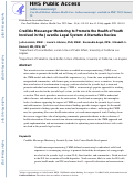 Cover page: Credible messenger mentoring to promote the health of youth involved in the juvenile legal system: A narrative review