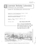 Cover page: MONITORING AN UNDERGROUND REPOSITORY WITH MODERN SEISMOLOGICAL METHODS