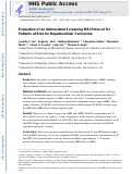 Cover page: Evaluation of an abbreviated screening MRI protocol for patients at risk for hepatocellular carcinoma