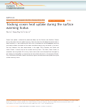 Cover page: Tracking ocean heat uptake during the surface warming hiatus