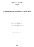 Cover page: The Corporate and Geographical Organization of the Los Angeles Rent Plantation