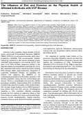 Cover page: The Influence of Diet and Exercise on the Physical Health of Affected Individuals with VCP Disease