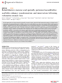 Cover page: Rehabilitative exercise and spatially patterned nanofibrillar scaffolds enhance vascularization and innervation following volumetric muscle loss