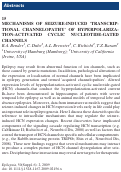 Cover page: MECHANISMS OF SEIZURE-INDUCED 'TRANSCRIPTIONAL CHANNELOPATHY' OF HYPERPOLARIZATION-ACTIVATED CYCLIC NUCLEOTIDE-GATED CHANNELS