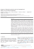 Cover page: Impacts of directed evolution and soil management legacy on the maize rhizobiome