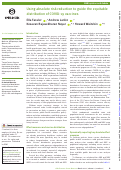 Cover page: Using absolute risk reduction to guide the equitable distribution of COVID-19 vaccines