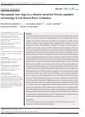 Cover page: Nonannual tree rings in a climate-sensitive Prioria copaifera chronology in the Atrato River, Colombia