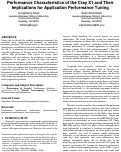 Cover page: Performance characteristics of the Cray X1 and their implications for application 
performance tuning