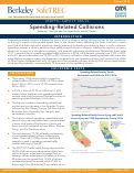 Cover page: SafeTREC Traffic Safety Facts: Speeding-Related Collisions