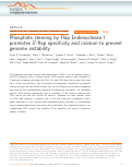 Cover page: Phosphate steering by Flap Endonuclease 1 promotes 5′-flap specificity and incision to prevent genome instability