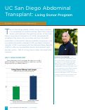 Cover page of UC San Diego Abdominal Transplant: Living Donor Program