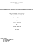 Cover page: Robust Passenger Vehicle Classification Using Physical Measurements From Rear View