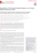 Cover page: Examination of Fluconazole-Induced Alopecia in an Animal Model and Human Cohort.