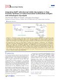 Cover page: Integrating ReSET with Glycosyl Iodide Glycosylation in Step-Economy Syntheses of Tumor-Associated Carbohydrate Antigens and Immunogenic Glycolipids