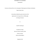 Cover page: Excitation of Seismic Waves by the Atmosphere: Monitoring Severe Weather with Modern Digital Seismic Data