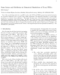 Cover page: Some issues and subtleties in numerical simulation of X-ray FEL's