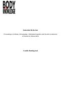 Cover page of Embodied Reflection