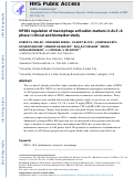 Cover page: NP001 regulation of macrophage activation markers in ALS: A phase I clinical and biomarker study