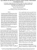 Cover page: Speech Rhythm Auto-Recurrence is Negatively Linked to Quality of Mental-Health Counseling Interactions