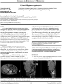 Cover page: Giant Hydronephrosis