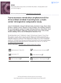 Cover page: Transcutaneous retrobulbar amphotericin B for rhino-orbital-cerebral mucormycosis: a multi-center retrospective comparative study