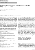 Cover page: Similarities Between Simulated Spatial Spectra of Scalp EEG, MEG and Structural MRI