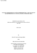 Cover page: Analyzing the Determinants of Transit Ridership Using a Two-Stage Least Squares Regression on a National Sample of Urbanized Areas