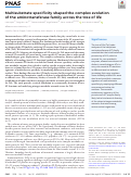 Cover page: Multisubstrate specificity shaped the complex evolution of the aminotransferase family across the tree of life