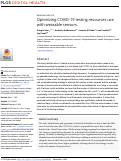 Cover page: Optimizing COVID-19 testing resources use with wearable sensors.