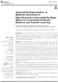 Cover page: Automated Segmentation of Midbrain Structures in High-Resolution Susceptibility Maps Based on Convolutional Neural Network and Transfer Learning.