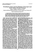 Cover page: Screening for amino acid pool mutants of Neurospora and yeasts: replica-printing technique.