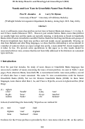 Cover page: Nasals and Low Tone in Grassfields Noun Class Prefixes