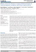 Cover page: Effects of Aerobic Fitness on Aging-Related Changes of Interhemispheric Inhibition and Motor Performance