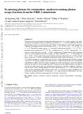 Cover page: No missing photons for reionization: moderate ionizing photon escape fractions from the FIRE-2 simulations