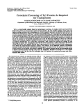 Cover page: Proteolytic processing of Ty3 proteins is required for transposition.