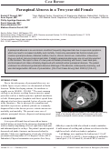 Cover page: Paraspinal Abscess in a Two-year-old Female