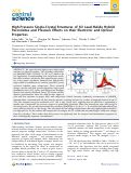 Cover page: High-Pressure Single-Crystal Structures of 3D Lead-Halide Hybrid Perovskites and Pressure Effects on their Electronic and Optical Properties