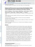 Cover page: Infrared and fluorescence assessment of the hydration status of the tryptophan gate in the influenza A M2 proton channel