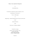 Cover page: Binary Conic Quadratic Knapsacks