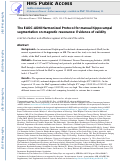 Cover page: The EADC‐ADNI Harmonized Protocol for manual hippocampal segmentation on magnetic resonance: Evidence of validity