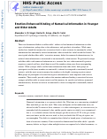 Cover page: Emotion-enhanced binding of numerical information in younger and older adults