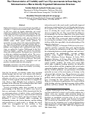 Cover page: The Characteristics of Usability and Users’ Eye movements in Searching for Information in a Hierarchically Organized Information Structure