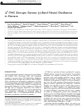 Cover page: Δ9-THC Disrupts Gamma (γ)-Band Neural Oscillations in Humans