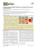 Cover page: Cavitation-Induced Stiffness Reductions in Quantum Dot–Polymer Nanocomposites