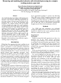 Cover page: Measuring and modeling distraction by self-referential processing in a complexworking memory span task