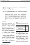 Cover page: Impacts of Unsaturated Conditions on The Ultimate Axial Capacity of Energy Piles