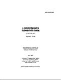 Cover page: A Statistical Approach to Statewide Traffic Counting