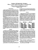 Cover page: Training Self-Explanation Strategies: Effects of Prior Domain Knowledge and Reading Skill