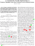 Cover page: A Computationally Tractable Implementation of Pointwise Minimum Norm State-Feedback Laws for Hybrid Systems