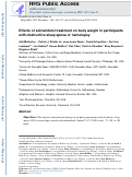 Cover page: Effects of solriamfetol treatment on body weight in participants with obstructive sleep apnea or narcolepsy